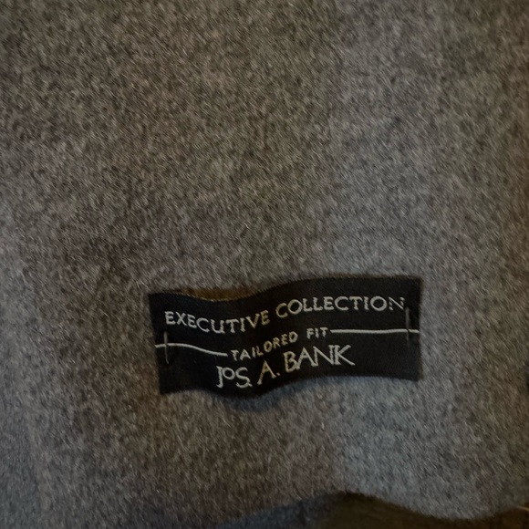 New Jos A Bank Gray Tailored Fit Wool Blazer Sport Jacket 48R Executive Collecti - Picture 7 of 14